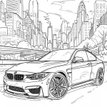 coloriage Voiture pour enfant à imprimer