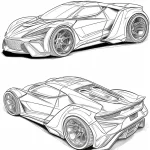 télécharger coloriage Voiture gratuit