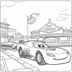 coloriage Voiture pour enfant de 6 ans
