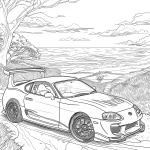 coloriage Voiture pour enfants a imprimer