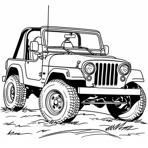 coloriage Voiture pour enfant de 5 ans