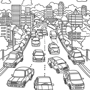 coloriage Voiture à imprimer gratuitement pdf