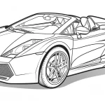 coloriage Voiture à imprimer gratuitement