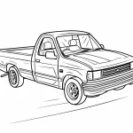 coloriage Voiture pour enfant de 6 ans