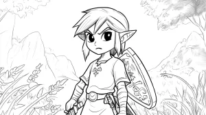 coloriage Zelda et dessins
