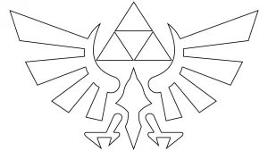coloriage Zelda pour enfant de 4 ans
