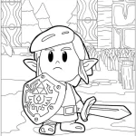 coloriage Zelda gratuit