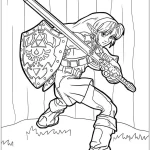 coloriage Zelda a dessiner et imprimer