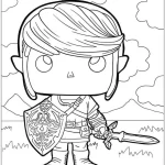 coloriage Zelda a telecharger
