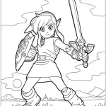 coloriage Zelda et dessins