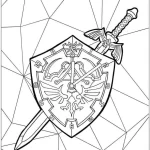 coloriage Zelda de pour enfants