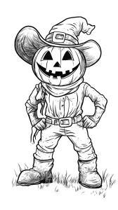 coloriage citrouille gratuit à imprimer