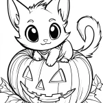 coloriage citrouille et dessin a imprimer
