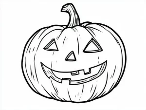 coloriage citrouille a imprimer pour enfant de 4 ans