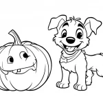 imprimer coloriage citrouille