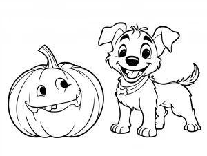 imprimer coloriage citrouille