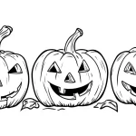 coloriage citrouille a imprimer gratuitement