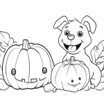 coloriage citrouille à imprimer pour enfant de 8 ans