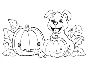 coloriage citrouille à imprimer pour enfant de 8 ans