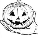 coloriage citrouille pour enfants