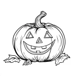 coloriage citrouille à imprimer pdf