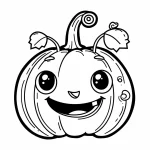 coloriage citrouille à imprimer pour enfant de 12 ans