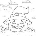 coloriage citrouille gratuit à imprimer