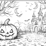 coloriage citrouille à imprimer gratuitement