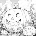 coloriage citrouille pour enfants a imprimer