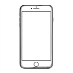 coloriage iPhone à imprimer pour enfant de 3 ans