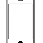 imprimer coloriage iPhone