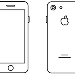 coloriage iPhone pour enfant de à imprimer