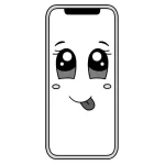 coloriage iPhone a colorier en ligne