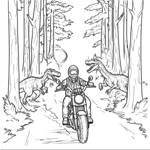 télécharger coloriage jurassic world gratuit