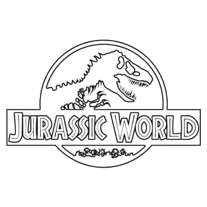 coloriage jurassic world à imprimer pour enfant de 4 ans