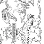 coloriage jurassic world à imprimer gratuitement pdf