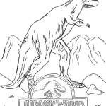 coloriage jurassic world à imprimer pour enfant de 9 ans