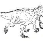 coloriage jurassic world à imprimer pdf