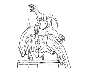 coloriage jurassic world pour enfant de 8 ans