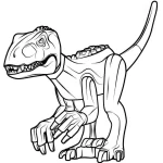 coloriage jurassic world et apprentissage