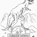 imprimer coloriage jurassic world pour enfant