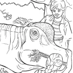 coloriage jurassic world pour enfant a imprimer gratuit