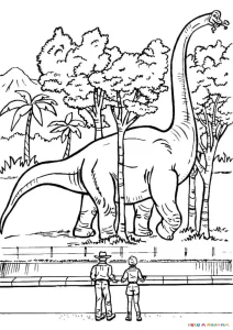 coloriage jurassic world pour enfant a imprimer gratuit