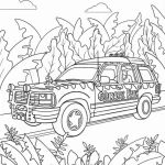 coloriage jurassic world pour enfant de 8 ans