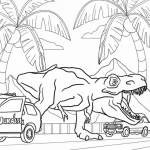 coloriage jurassic world a imprimer