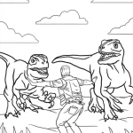 coloriage jurassic world à imprimer gratuitement pdf