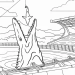 coloriage jurassic world gratuit a imprimer