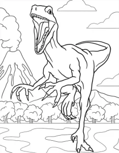 coloriage jurassic world a colorier en ligne