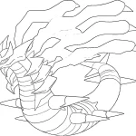coloriage pokemon legendaire pour enfant à imprimer