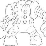 coloriage pokemon legendaire à imprimer pour enfant de 7 ans